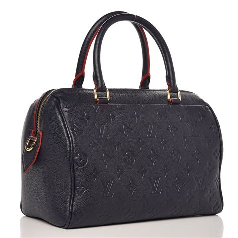 lv speedy marine rouge|LOUIS VUITTON Empreinte Speedy Bandouliere 25 NM Marine .